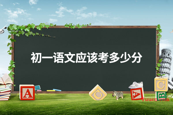 初一语文应该考多少分