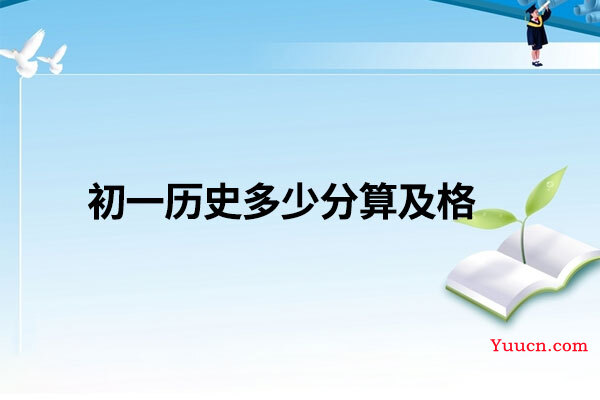 初一历史多少分算及格
