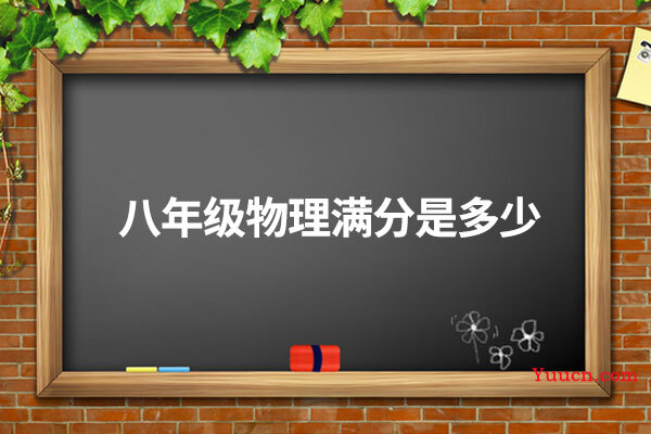 八年级物理满分是多少
