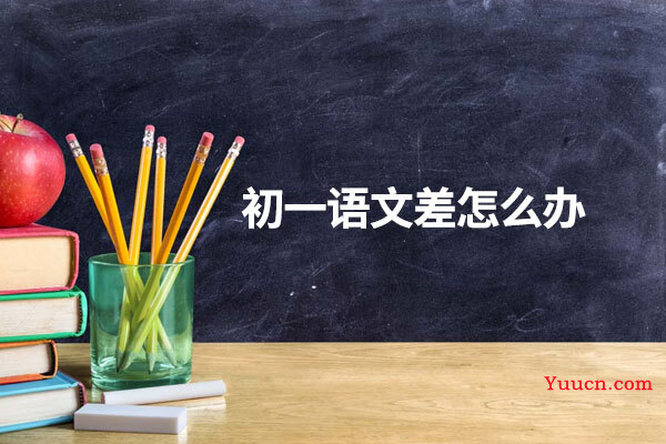 初一语文差怎么办