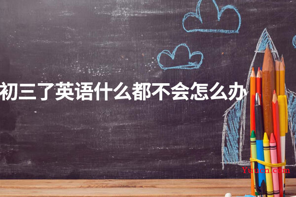 初三了英语什么都不会怎么办