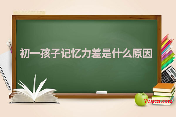 初一孩子记忆力差是什么原因