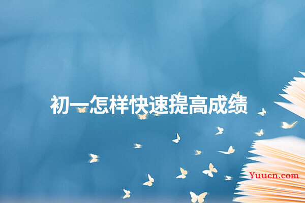初一怎样快速提高成绩