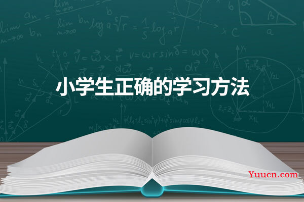 小学生正确的学习方法