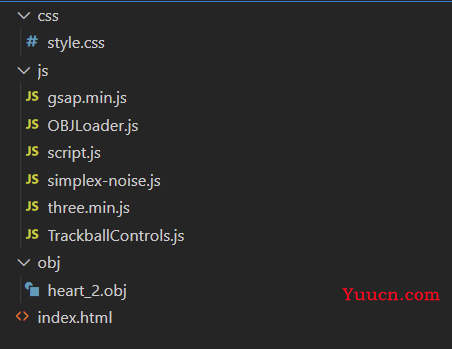 一个《跳动的爱心》代码，纯HTML+JS，双击直接运行
