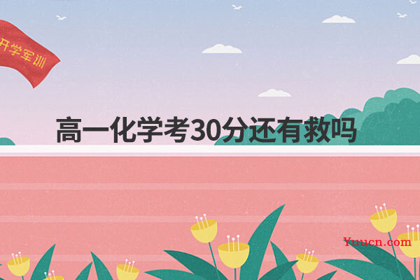高一化学考30分还有救吗