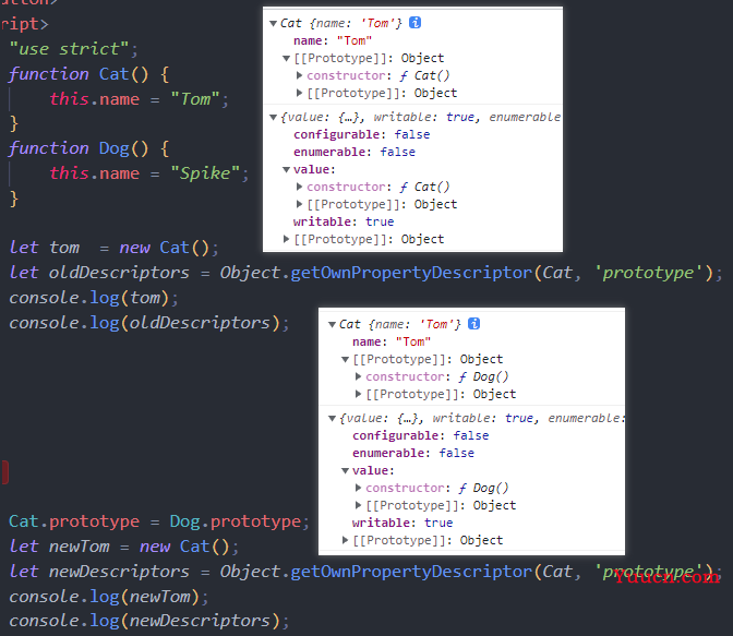 JavaScript：原型(prototype)
