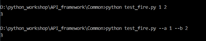 python学习： fire库的使用教程