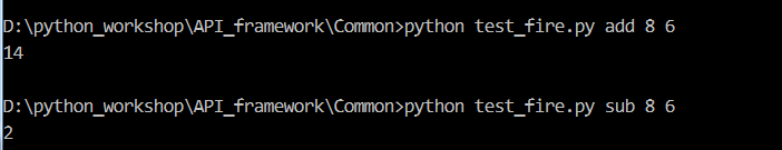 python学习： fire库的使用教程