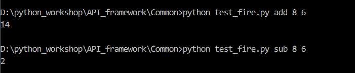 python学习： fire库的使用教程