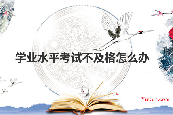 学业水平考试不及格怎么办