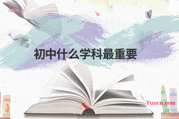 初中什么学科最重要