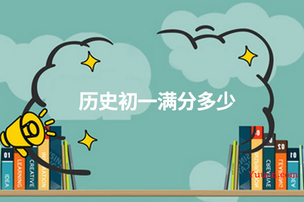历史初一满分多少