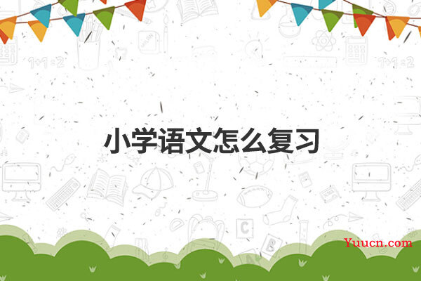 小学语文怎么复习