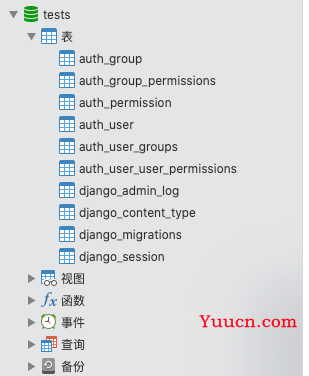 Django连接数据库