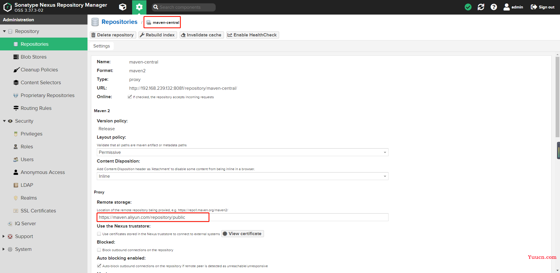 docker搭建maven私服（nexus3），整合springboot上传下载依赖