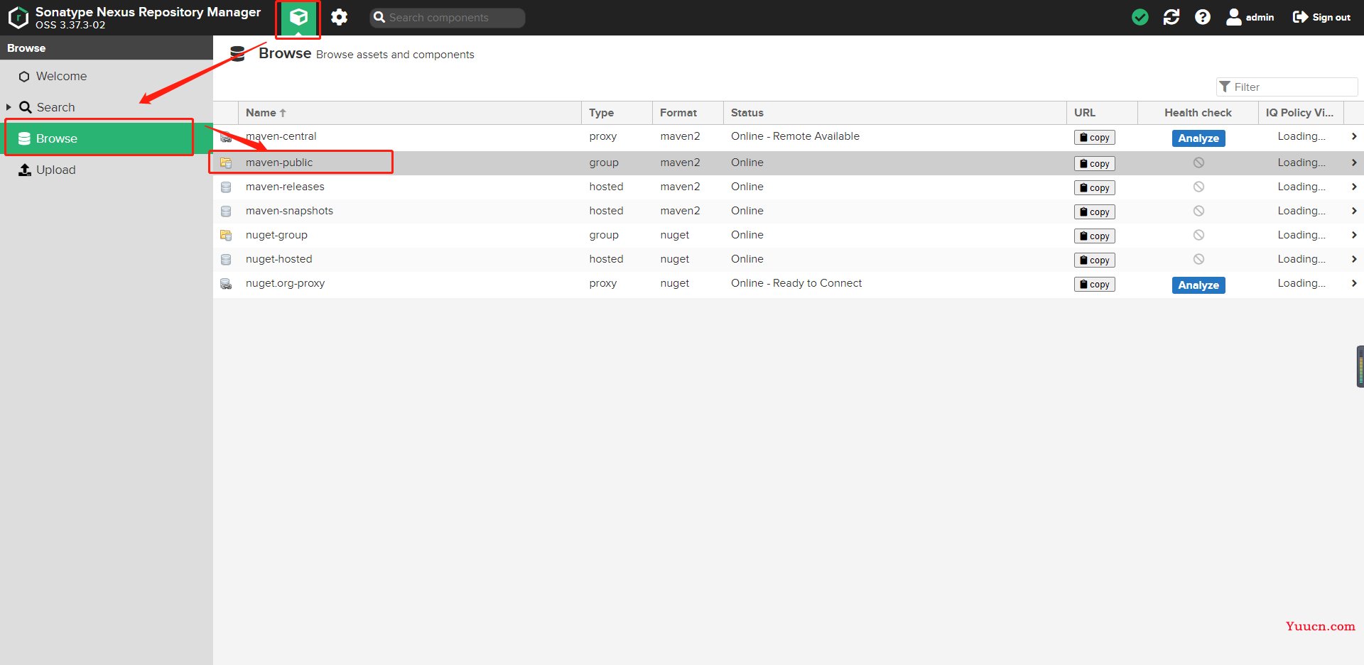 docker搭建maven私服（nexus3），整合springboot上传下载依赖