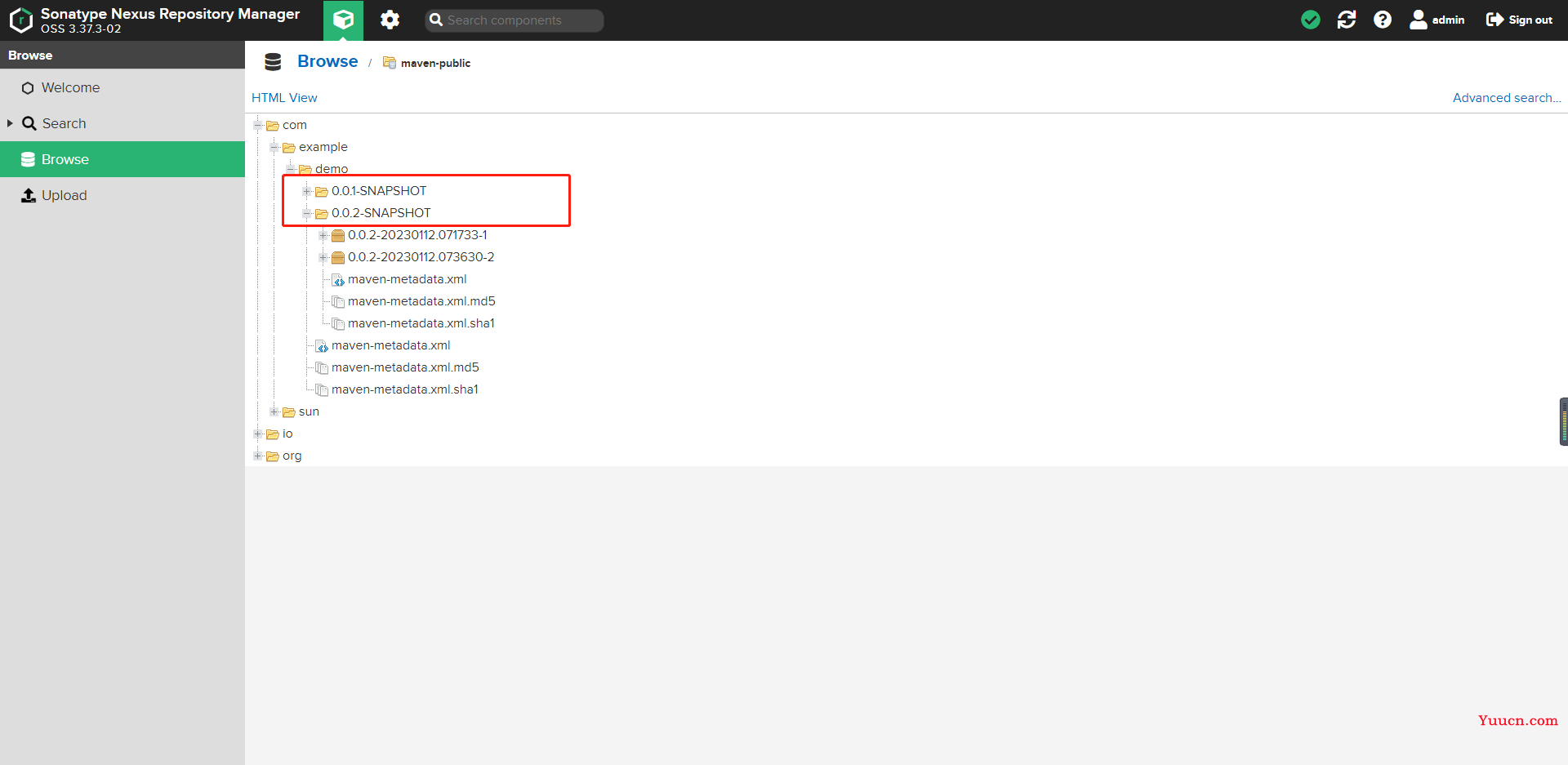 docker搭建maven私服（nexus3），整合springboot上传下载依赖