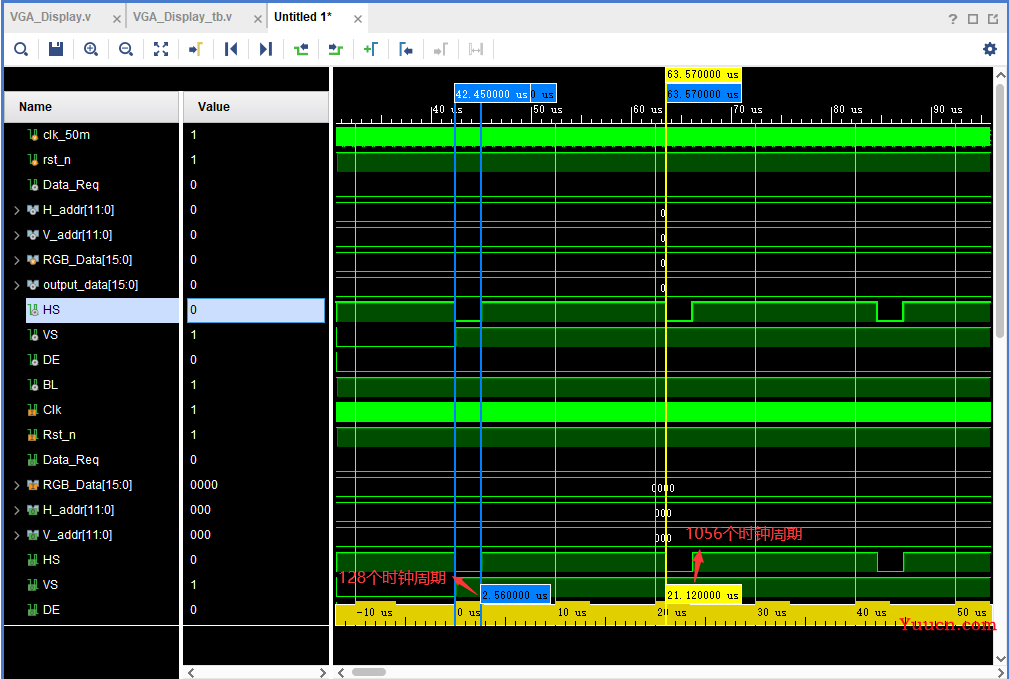 VGA、TFT显示模块——verilog实现
