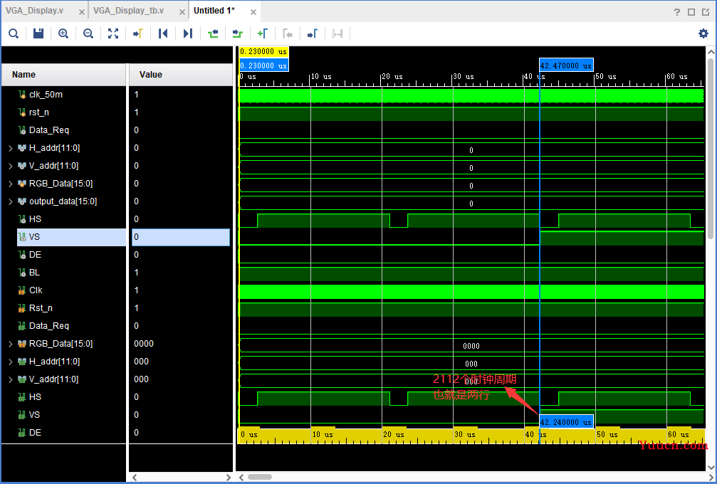 VGA、TFT显示模块——verilog实现