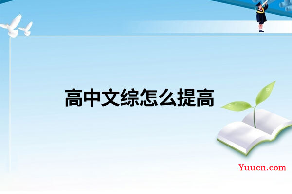 高中文综怎么提高