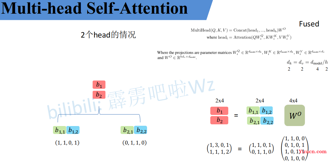 详解Transformer中Self-Attention以及Multi-Head Attention