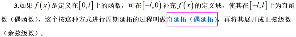傅里叶级数、狄利克雷收敛定理、周期延拓
