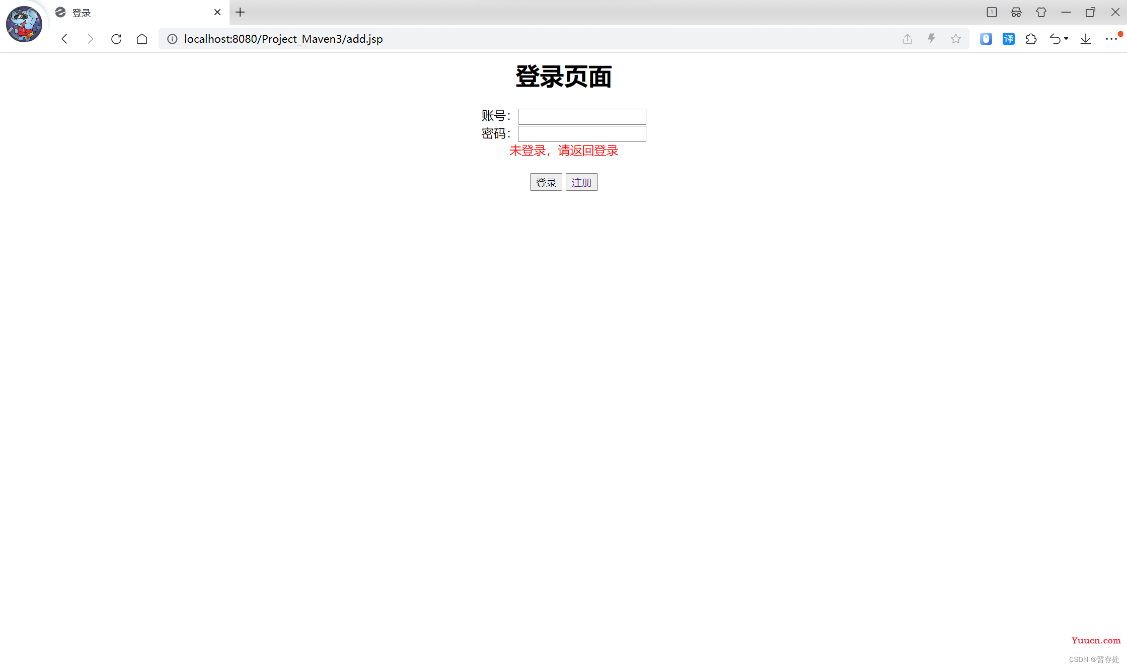 IDEA实现前端页面登录，注册、增、删、改、查操作-完整版