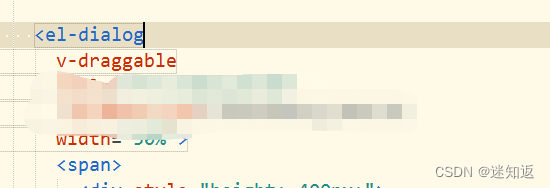 vue/Element UI 实现Element UI el-dialog 自由拖动