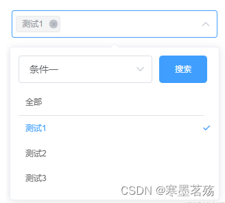 ElementUI实现在下拉列表里面进行搜索