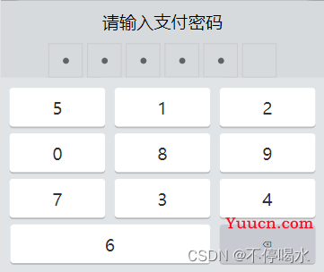 【Uni-App】uniapp使用uview实现弹出键盘输入密码/验证码功能