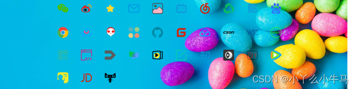 原生HTML+CSS+JS制作自己的导航主页（前端大作业，源码+步骤详解）