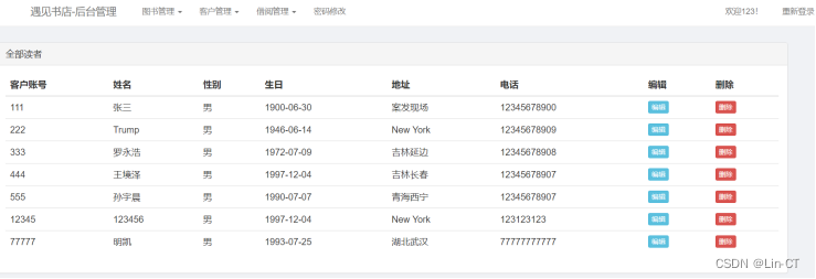 【JAVA】书店管理系统（附带前后端源码及资源）