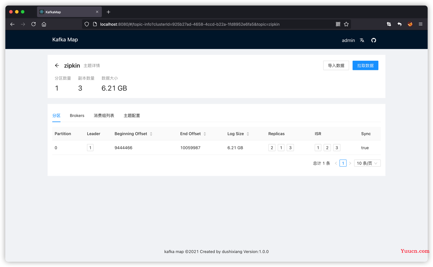 kafka可视化web管理工具-KafkaMmap