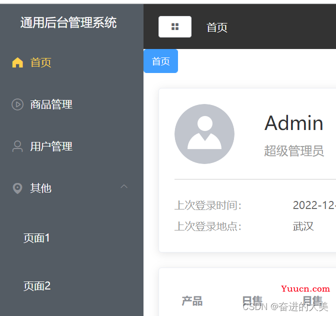 vue项目中实现用户登录角色鉴权，不同的用户登录展示不同的菜单栏