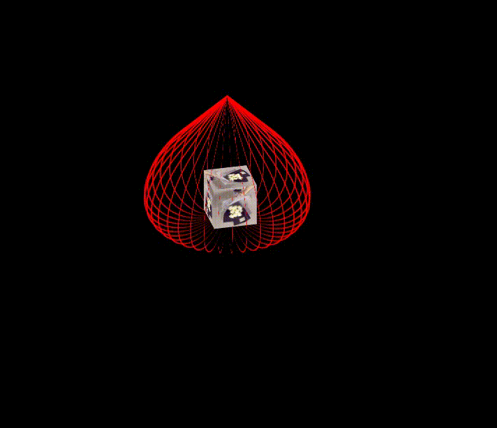前端练手3D爱心