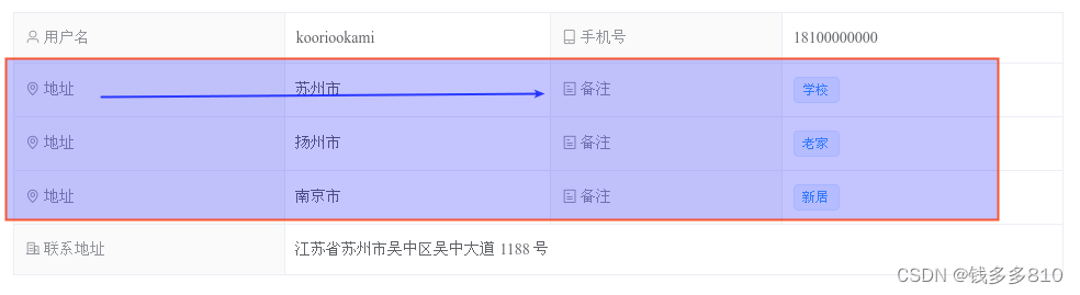 vue2使用element UI中Descriptions组件的遍历问题