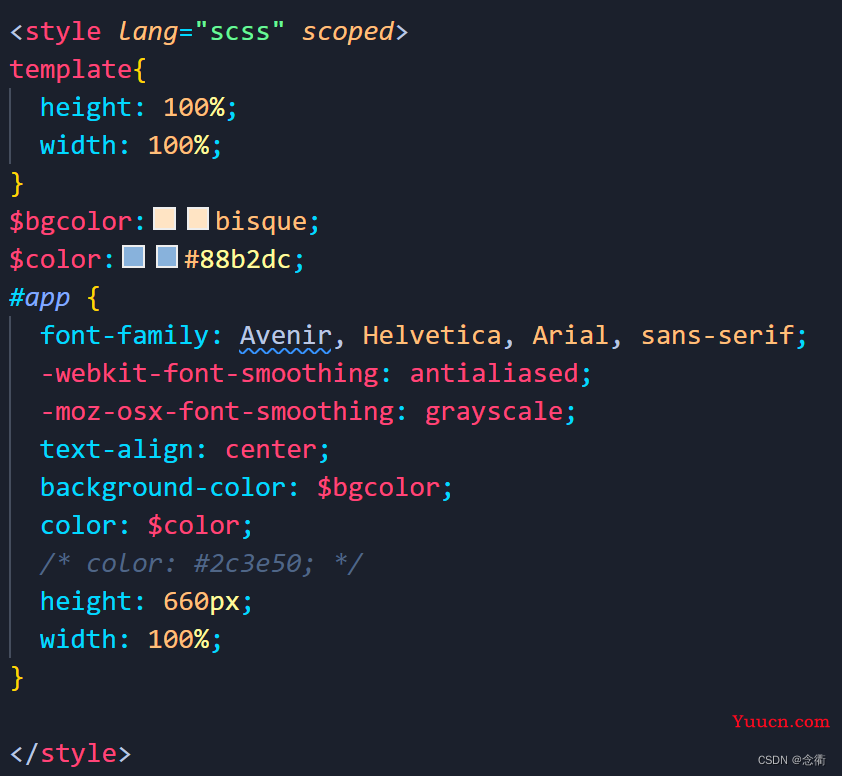 Sass 和 SCSS