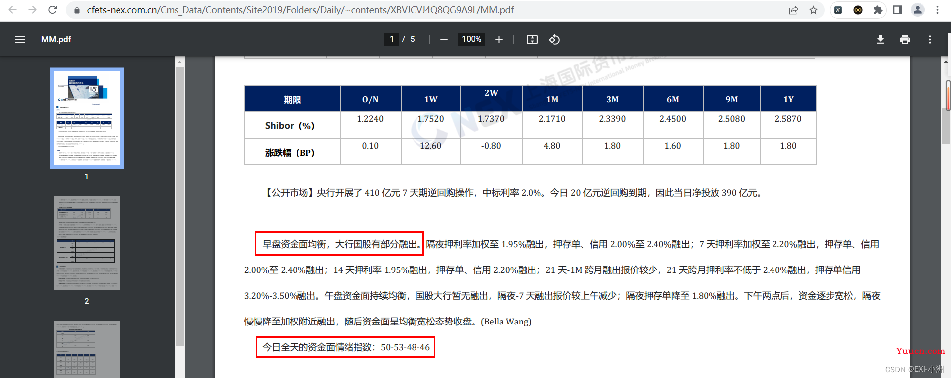 Web Spider NEX XX国际货币经纪 - PDF下载 & 提取关键词（二）