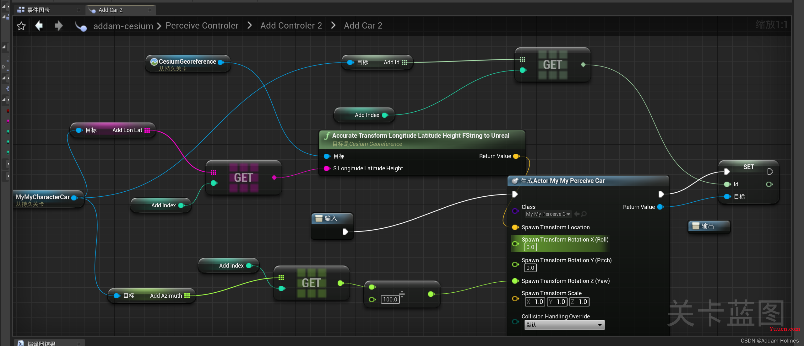UE4从零开始制作数字孪生道路监测平台