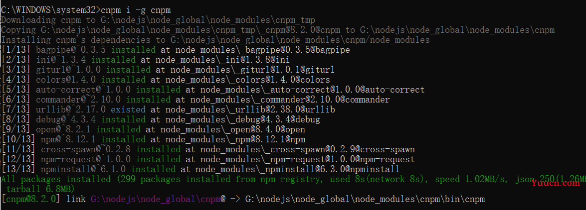 命令行 cnpm install 报错： Install fail Error: Unsupported URL Type: npm:vue-loader@^15.9.7