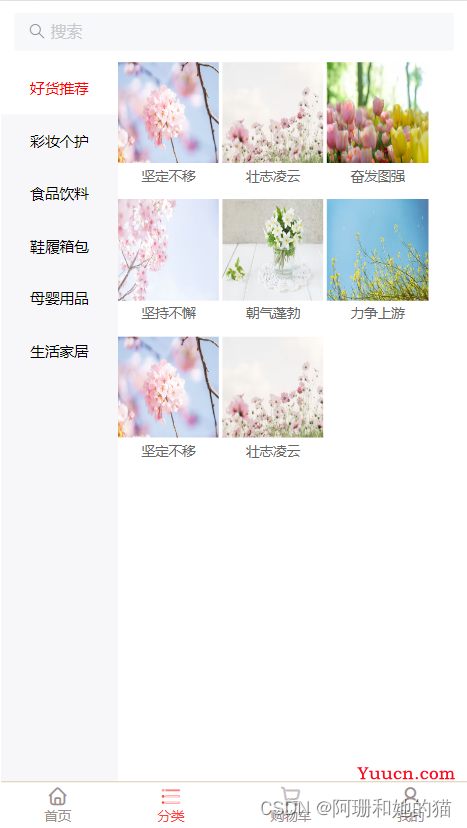 用vue3+vant4开发的简单小众电商购物项目模板（纯前端）