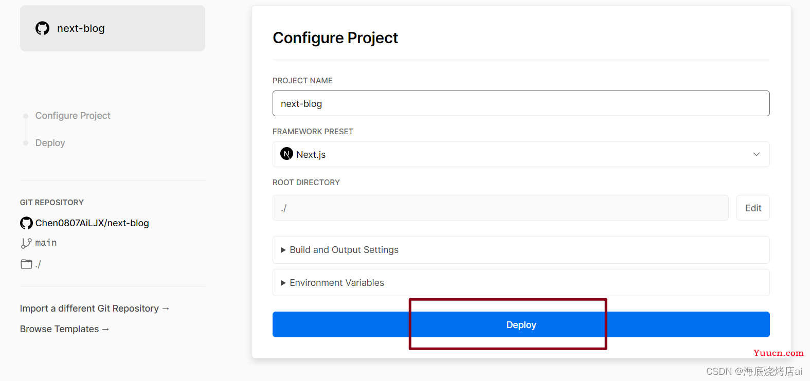 【React】使用Next.js构建并部署个人博客