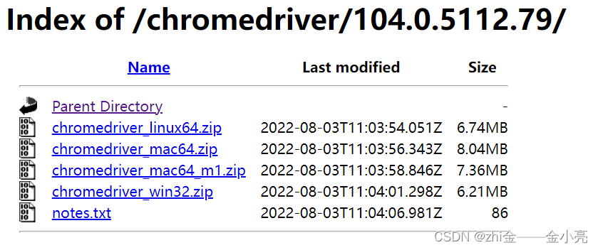 查看Chrome浏览器版本及下载对应的webdriver，并下载安装