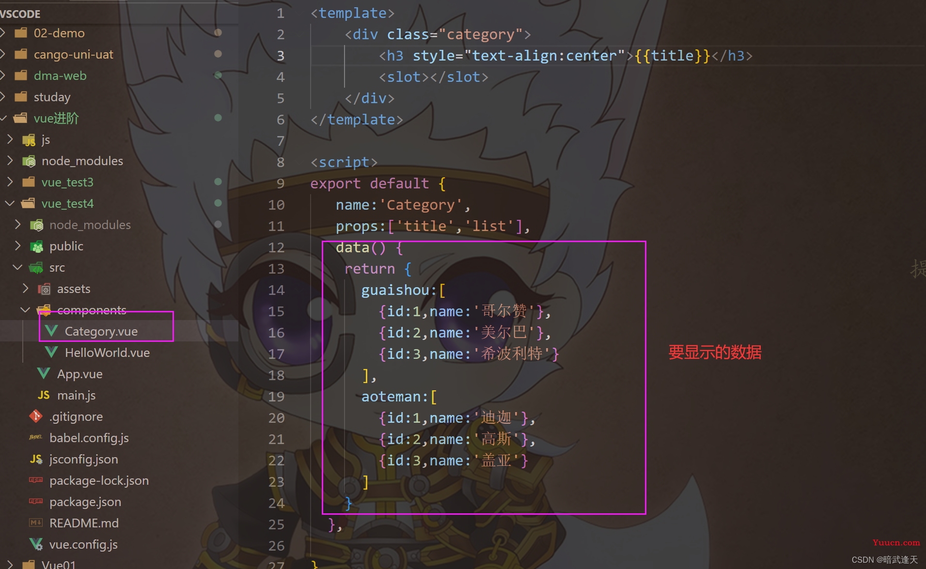 Vue插槽