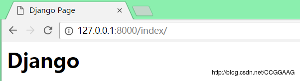 Django--基于Python的Web应用框架