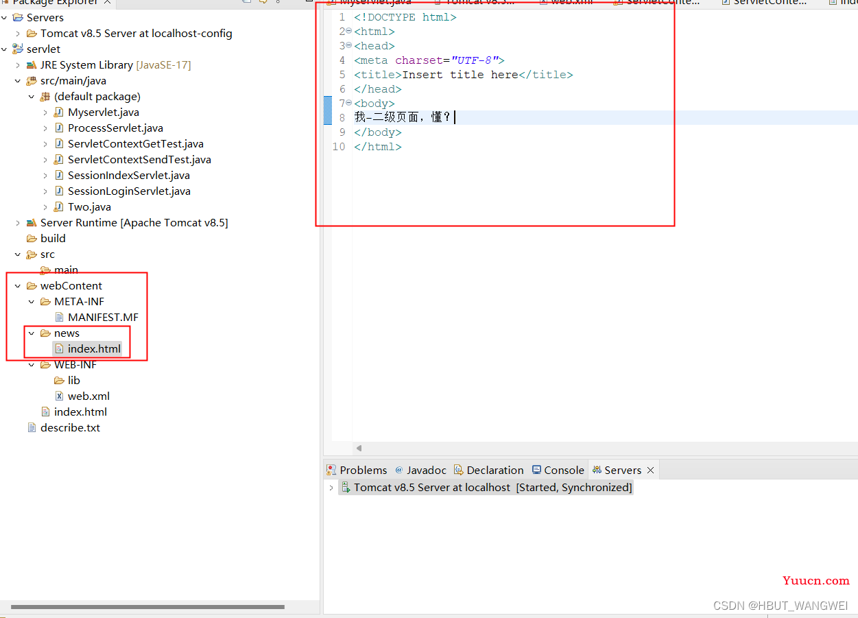 Servlet——web.xml配置