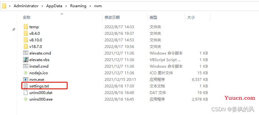 nvm安装与使用
