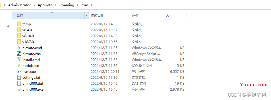 nvm安装与使用