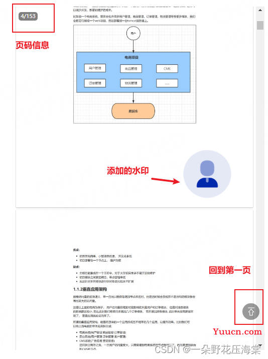 vue移动端H5预览PDF(pdfh5) 支持放大、分页、添加水印、PDF下载
